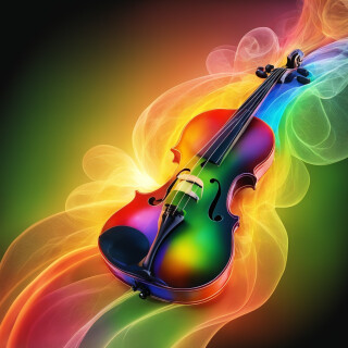 Violin visual #10099