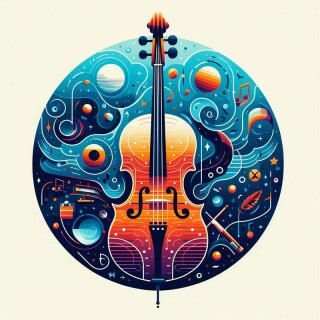 Violin visual #10095