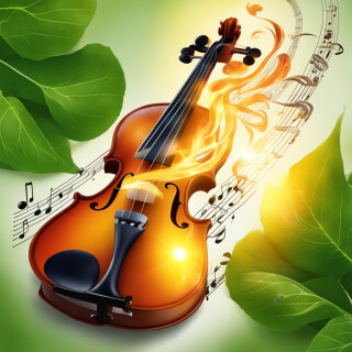 Violin visual #10093