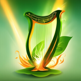 Harp visual #10038