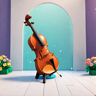 Violin visual #10091