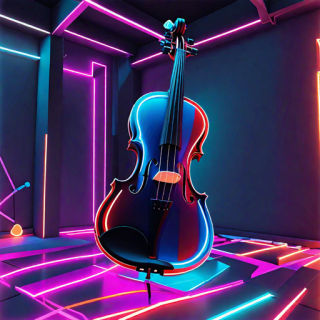 Violin visual #10090