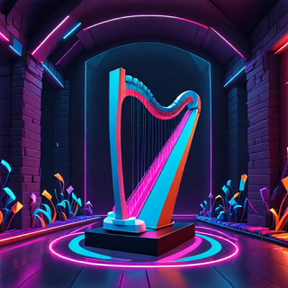 Harp visual #10039