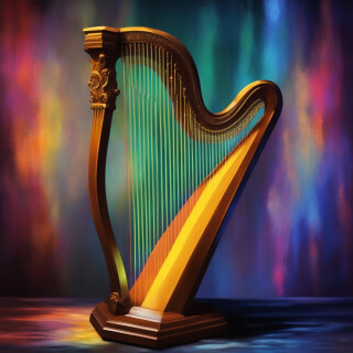 Harp visual #10037