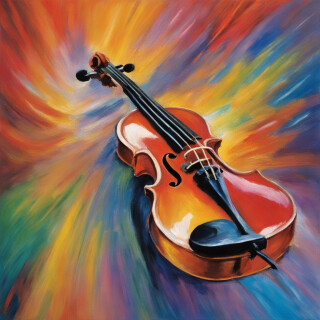 Violin visual #10089