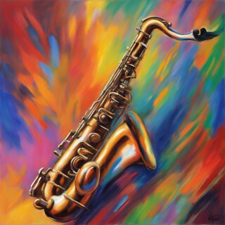 Saxophone visual #10178