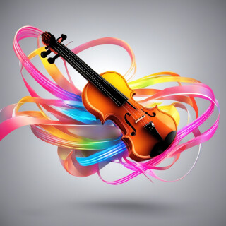 Violin visual #10087
