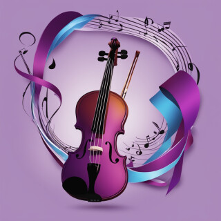 Violin visual #10085