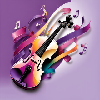 Violin visual #10084