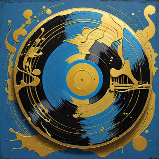 Vinyl record visual #10407
