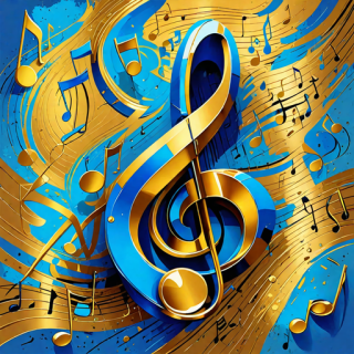 Music note visual #10598
