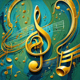 Music note visual #10597