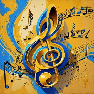 Music note visual #10596