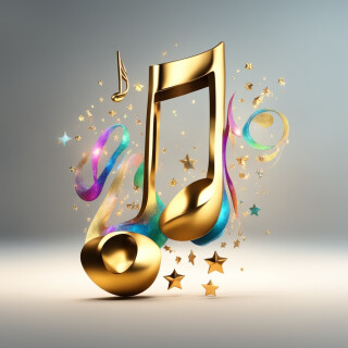 Music note visual #10595