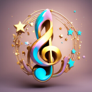 Music note visual #10594