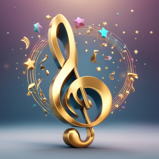Music note visual #10593