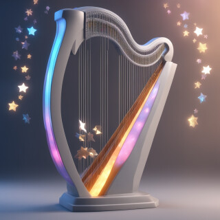 Harp visual #10462