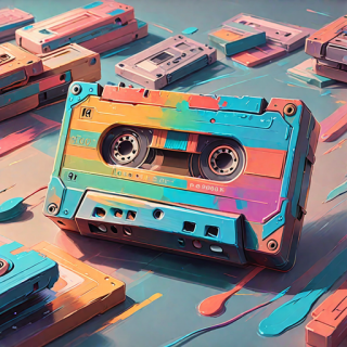 Tape recorder visual #10392