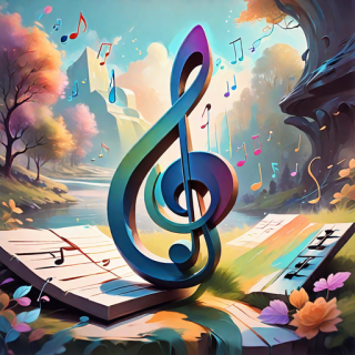 Music note visual #10591