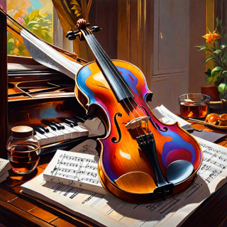 Violin visual #10515