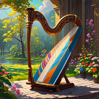 Harp visual #10461