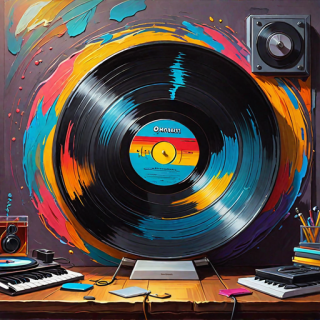Vinyl record visual #10403