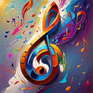 Music note visual #10590