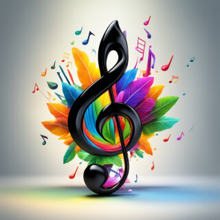 Music note visual #10588