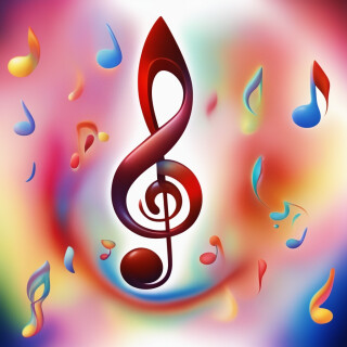 Music note visual #10586