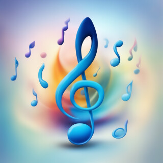 Music note visual #10585