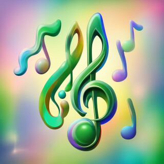 Music note visual #10584
