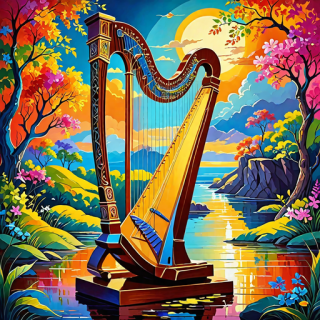 Harp visual #10456