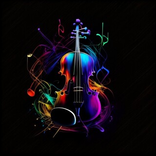 Violin visual #10682