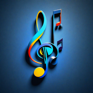 Music note visual #10632