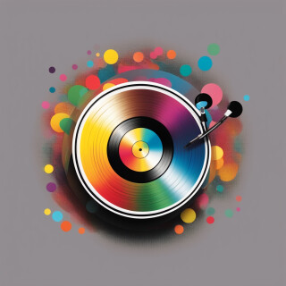 Vinyl record visual #10642