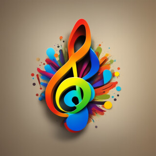 Music note visual #10629