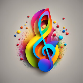 Music note visual #10627