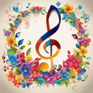 Music note visual #10626