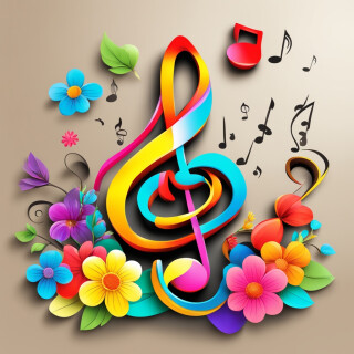Music note visual #10625