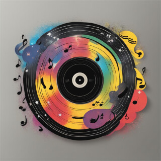 Vinyl record visual #10643