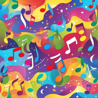 Music note visual #10622
