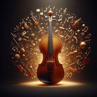 Violin visual #10751