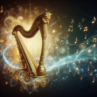 Harp visual #10780