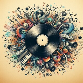Vinyl record visual #10796