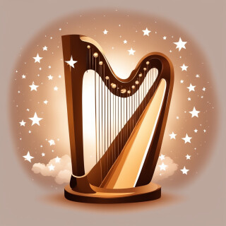 Harp visual #10783
