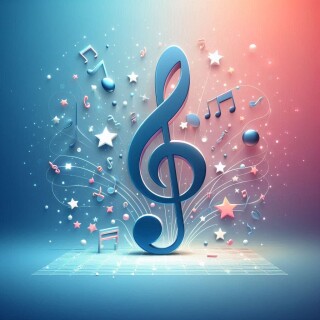 Music note visual #10825