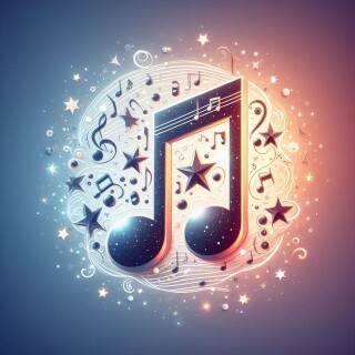 Music note visual #10824