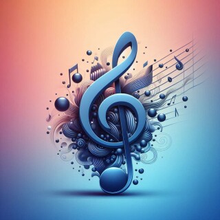 Music note visual #10822