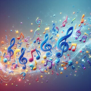 Music note visual #10819
