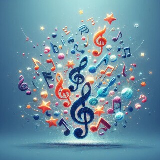 Music note visual #10818